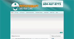 Desktop Screenshot of mapleridgephysio.com